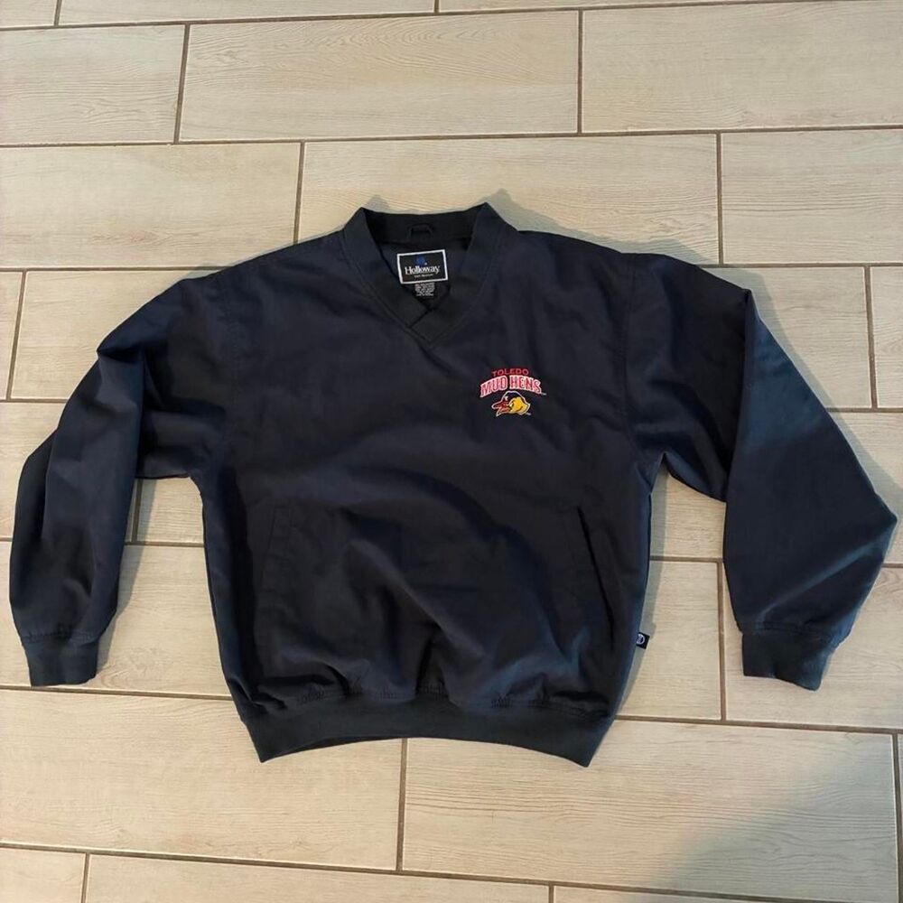 Holloway Men's Black and Navy Sweatshirt
